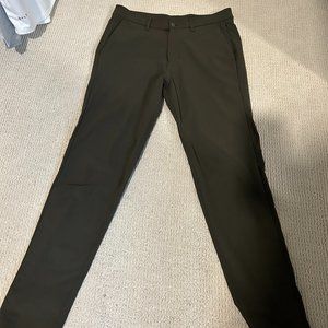 Lululemon ABC Pant Warpstreme  Olive Green 32 W 32 L